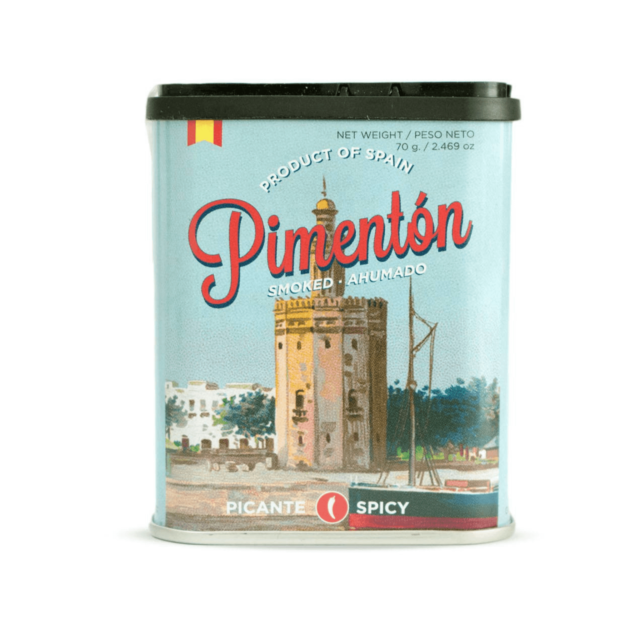 Triselecta Natural Pimenton Spicy Smoked Paprika, 2.469oz