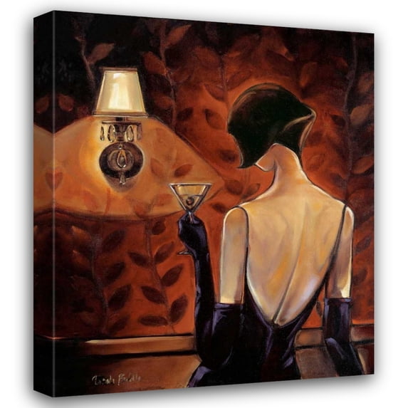 Trish Biddle 36x43 Gallery Wrapped Canvas Wall Art Titled - Mademoiselle