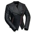 thumbnail image 1 of Trish Womens Leather Jacket (Violet), 1 of 7
