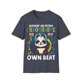 thumbnail image 1 of Trisomy 21 Down's Syndrome Ribbon Rockin' Extra Chromosome Unisex T-Shirt, 1 of 4