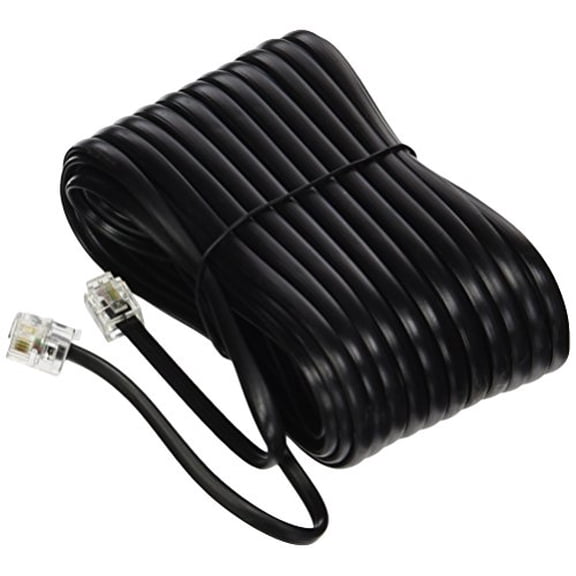 Trisonic 50 Feet Telephone Phone Extension Cord Cable Line Wire