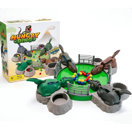Trisquirrel Hungry Dinos Board Game for Kids 4-8, Interactive Dinosaur Toy
