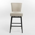 thumbnail image 1 of Tristan Fabric Swivel Counterstool, Wheat, 1 of 6