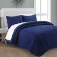 thumbnail image 1 of Estate Collection Tristan Quilt Set Color: Navy Size: TWIN, 1 of 9