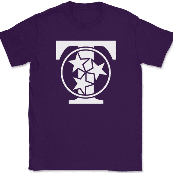 Tristar Logo T-Shirt Texas Tennessee State Pride Home Local Ranger Gift Tee - Purple, 4XL