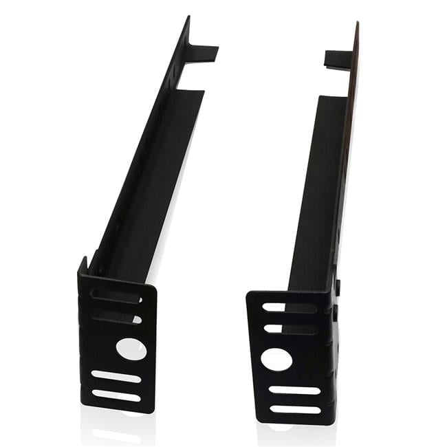 Black Metal Footboard Extension Brackets for Twin to King Beds