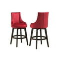 thumbnail image 1 of Tristate Apartment Furnishres ST7618-R Adanel Swivel Upholstered Stools - Red, 46 x 22 x 26 in., 1 of 3
