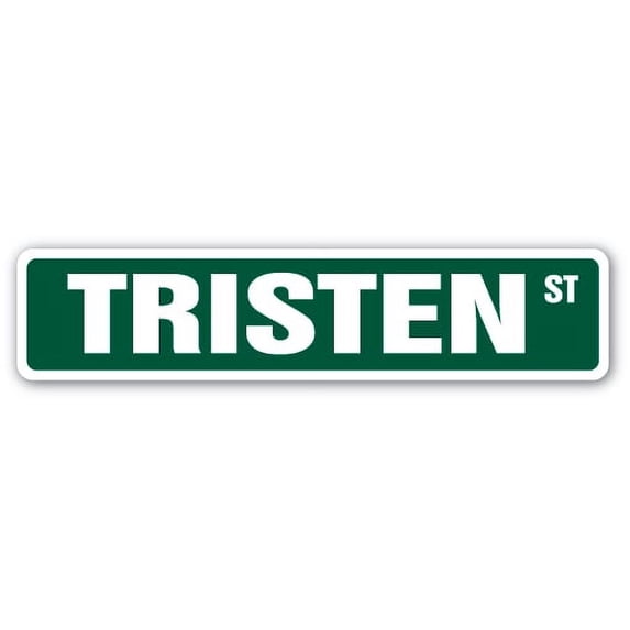 Tristen Street [3 Pack] of Vinyl Decal Stickers | Indoor/Outdoor | Funny decoration for Laptop, Car, Garage , Bedroom, Offices | SignMission