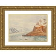 thumbnail image 1 of Tristram James Ellis 24x18 Gold Ornate Framed and Double Matted Museum Art Print Titled - Research Bay, Spitzbergen (1896), 1 of 4