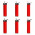 thumbnail image 1 of Tritan Sports Bottles with Straw 19 oz. Set of 6, Bulk Pack - Great for Gym, Hiking, Cycling, Camping, Backpacking, School - Red, 1 of 5