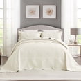 thumbnail image 1 of Tritard Floral Quilt Soft Touch Farmhouse Microfiber Quilts, California King, Reversible,120"x118", 1 of 7
