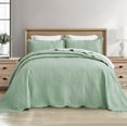thumbnail image 1 of Tritard Green Bedspread Oversized Quilt King Sets Soft Coverlet for All Season, Classic Design Pattern120"x118", 1 of 7