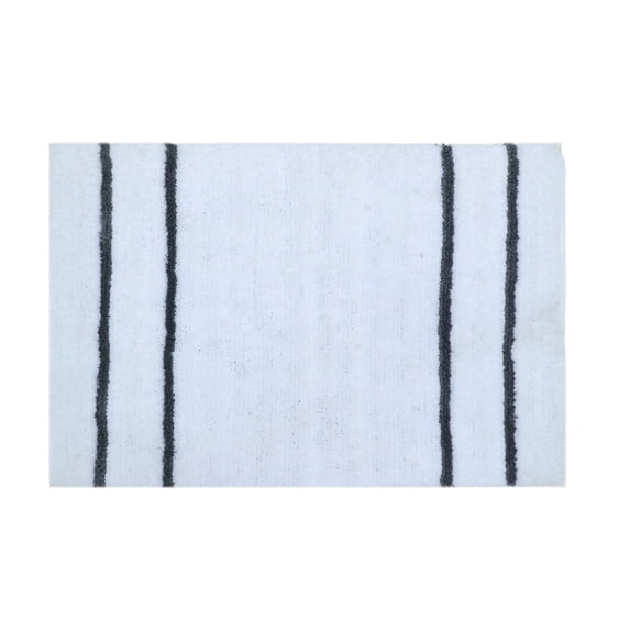 Tritex Microfiber Bathroom Rugs, 20"x 30" Soft and Absorbent Bath Rugs, Non-Slip Machine Wash bath mats, White