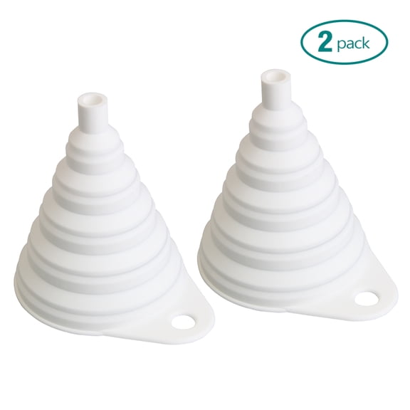 Tritina Home & Kitchen Foldable Funnel,Silicone Collapsible Style,BPA-free,Heat Resistant,for dishwasher