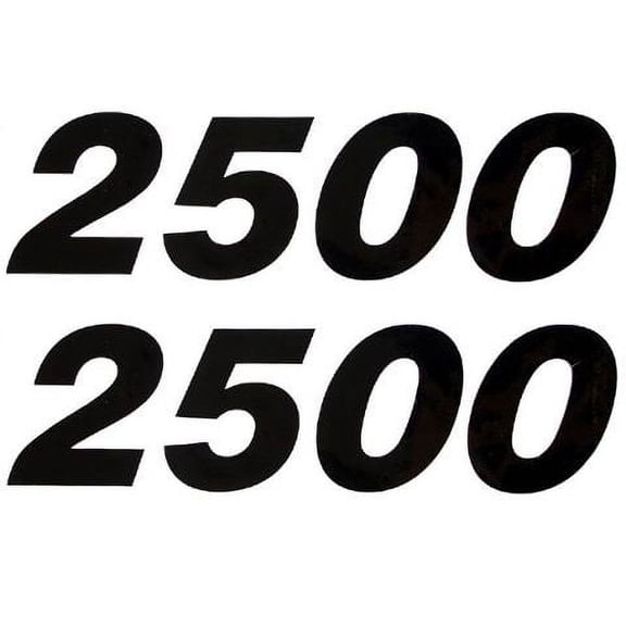 Triton Boat Model Decals | 2500 Black Sticker (Pair)