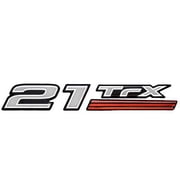 Triton Boat Emblem Decal Sticker | Raised 21 TrX 9 7/8 x 1 1/2 Inch