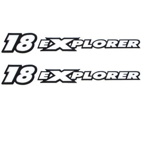 Triton Boat Emblem Decal Stickers 1909944 | 18 EXPLORER Foam (Pair)