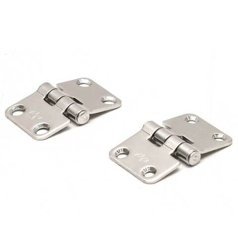 Triton Boat Hatch Butt Hinges | 2 3/8 x 1 1/2 Inch Stainless (Pair)