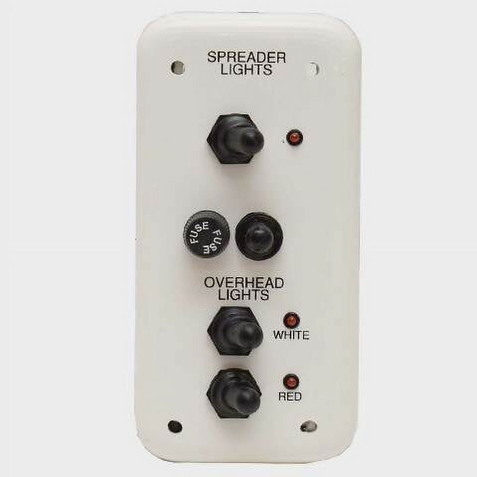 Triton Boat Light Switch Panel 200444 Center Console White