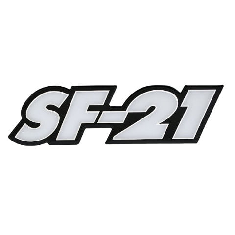 Triton Boat Raised Decal 1860705 | SF-21 White Black