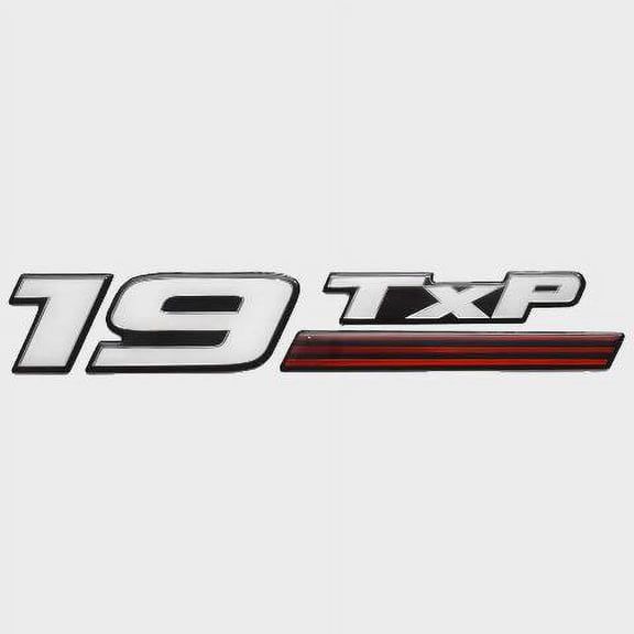 Triton Boat Raised Emblem Decal 335341 | 19 TXP Silver Black Sticker