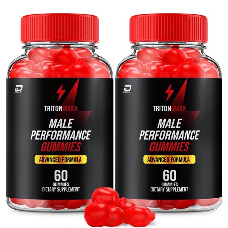 Triton Maxx Gummies for Men – TritonMaxx Male Gummy All-Natural Reviews, 2 Pack, 120 Gummies