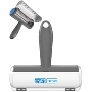Triton Pet Hair Remover Roller - Reusable Fur Removal Tool for Furniture, Bedding, Clothes, and Car