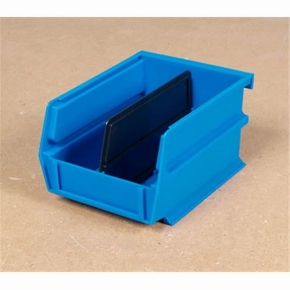 Triton Products  7.38 In. L x 4.13 In. W x 3 In. H Blue Stacking  Hanging  Interlocking Polypropylene Bins  24 CT