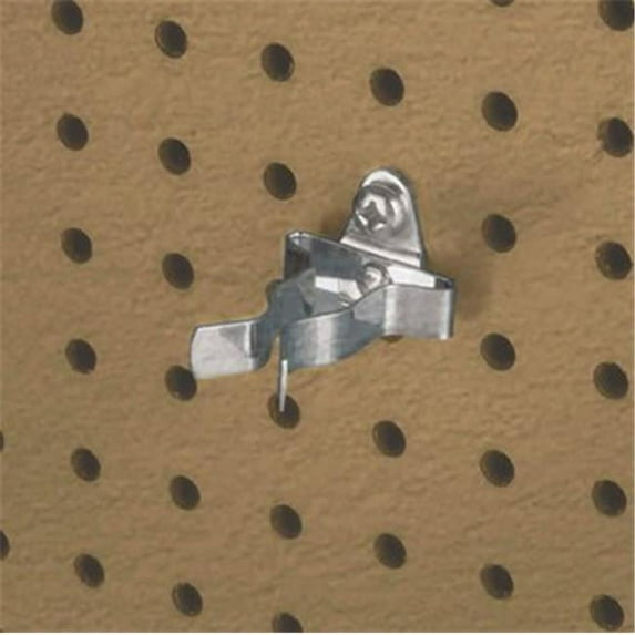 Triton Products .75 In. to 1.25 In. Hold Range 2.13 In. Projection Annealed Chromate Dipped Steel Extended Spring Clips for DuraBoard 10 Pack