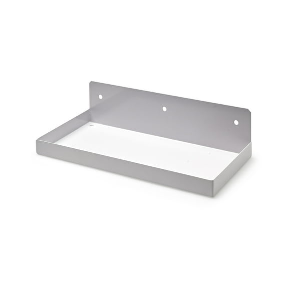 Triton Products 76126W White Steel Shelf for DuraBoard or 1/8 inch and 1/4 inch Pegboard
