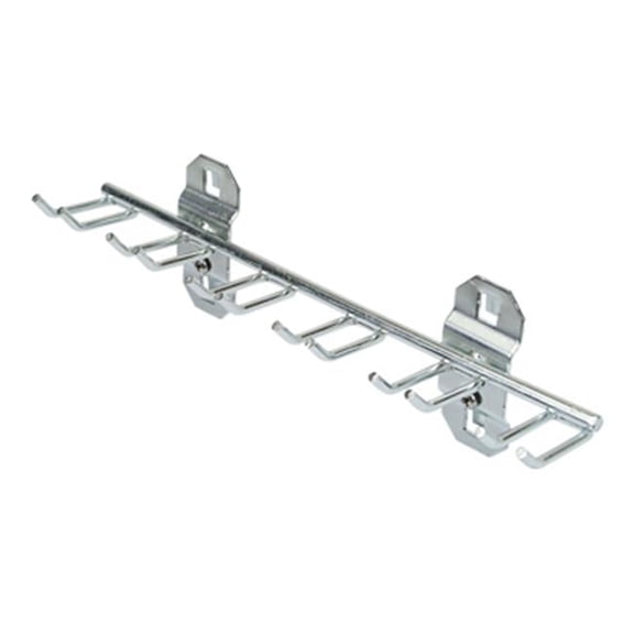 Triton Products 9 In. W with .75 In. I.D. Stainless Steel Multi-Prong Tool Holder for Stainless Steel LocBoard
