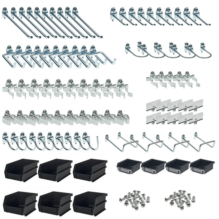 1 in. Curved Pegboard Hooks, 10 Pc. 1 in. Curved Pegboard Hooks, 10 Pc.