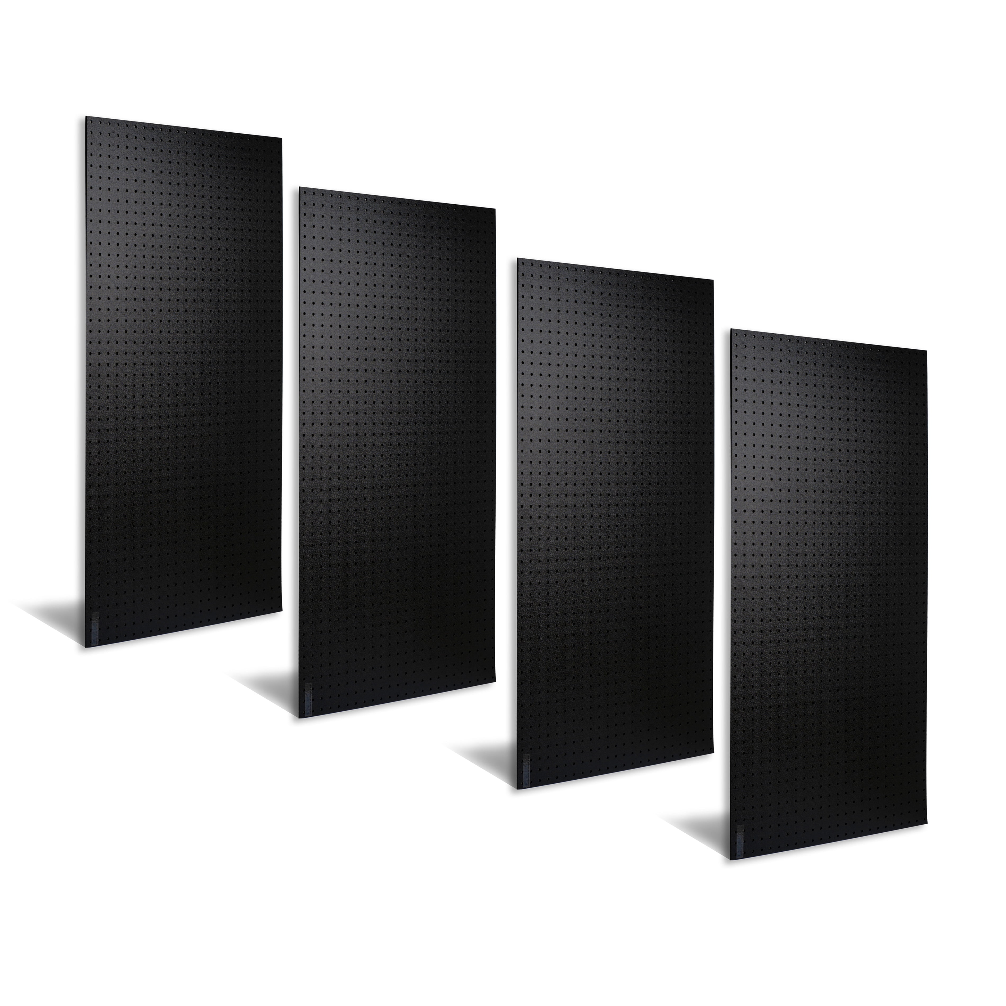 Triton Products DB-4 Black Heavy-Duty ABS Polymer Pegboards, Four 24 x 48 x 1/4" Pegboards