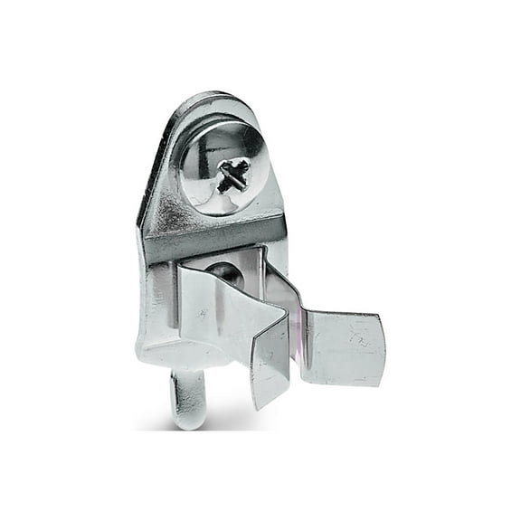 Triton Products Extended Spring Clip Steel Pegboard Hook, 1/4 to 1/2 inch Hold Range, 10pk