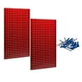 thumbnail image 1 of Triton Products® LB2-R (2) 24"W x 42-1/2"H x 9/16"D Epoxy, 18 Gauge Steel Square Hole Pegboards, 1 of 6