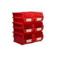thumbnail image 1 of Triton Products® LocBin 14-3/4"L x 8-1/4"W x 7"H Stacking, Hanging, Interlocking Polypropylene Bins, 6ct, 1 of 6