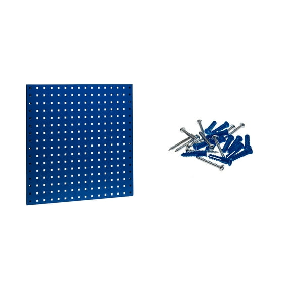 Triton Products® LocBoard (2) 24"W x 24"H x 9/16"D Epoxy, 18 Gauge Steel Square Hole Pegboards