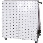 Triton Products® LocBoard 36-3/4"L x 39-1/4"H x 21-1/4"W Anodized Aluminum Frame Tool Cart with Tray