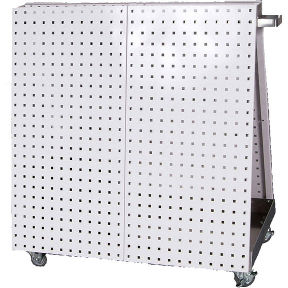 Triton Products® LocBoard 36-3/4"L x 39-1/4"H x 21-1/4"W Anodized Aluminum Frame Tool Cart with Tray