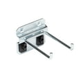 thumbnail image 1 of Triton Products® LocHook 3" Double Rod 90-Degree Bend 3/16"D Zinc Plated Steel Pegboard Hook for LocBoard, 5pk, 1 of 6