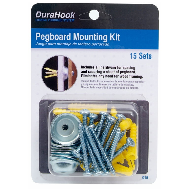 Triton Products Pegboard Steel Mounting Spacer Kit 15CT 