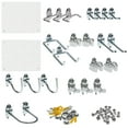 thumbnail image 1 of Triton Products® Polypropylene Pegboard & Hook Assortment, Two Pegboards and 22 Steel Hooks, 1 of 4