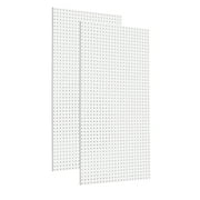 Triton Products TPB-2W Pegboards, White, 48 in. H, 24 in. W, PK2 G3719381