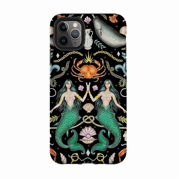 Tritons Treasure Mythical Ocean Phone Case for iPhone 16 15 14 13 12 11 Pro Max