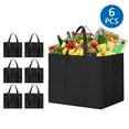 Tripumer 6PCS Reusable, Heavy Duty, Foldable, Washable Grocery Shopping