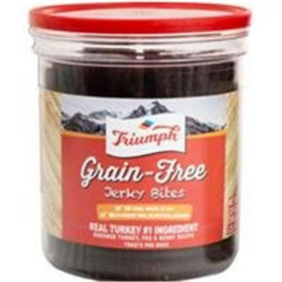 Triumph 20 oz Grain Free Jerky Bites, Turkey