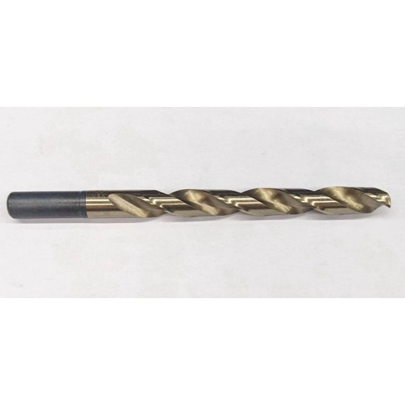 Triumph 25/64" Jobber Length Drill Cobalt Black & Gold 135 Split Point Usa