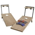 thumbnail image 1 of Triumph 2x4 Integrated Cornhole Caddy Set with LED Lights and 8 Slick n Stick Bean Bags, 1 of 17
