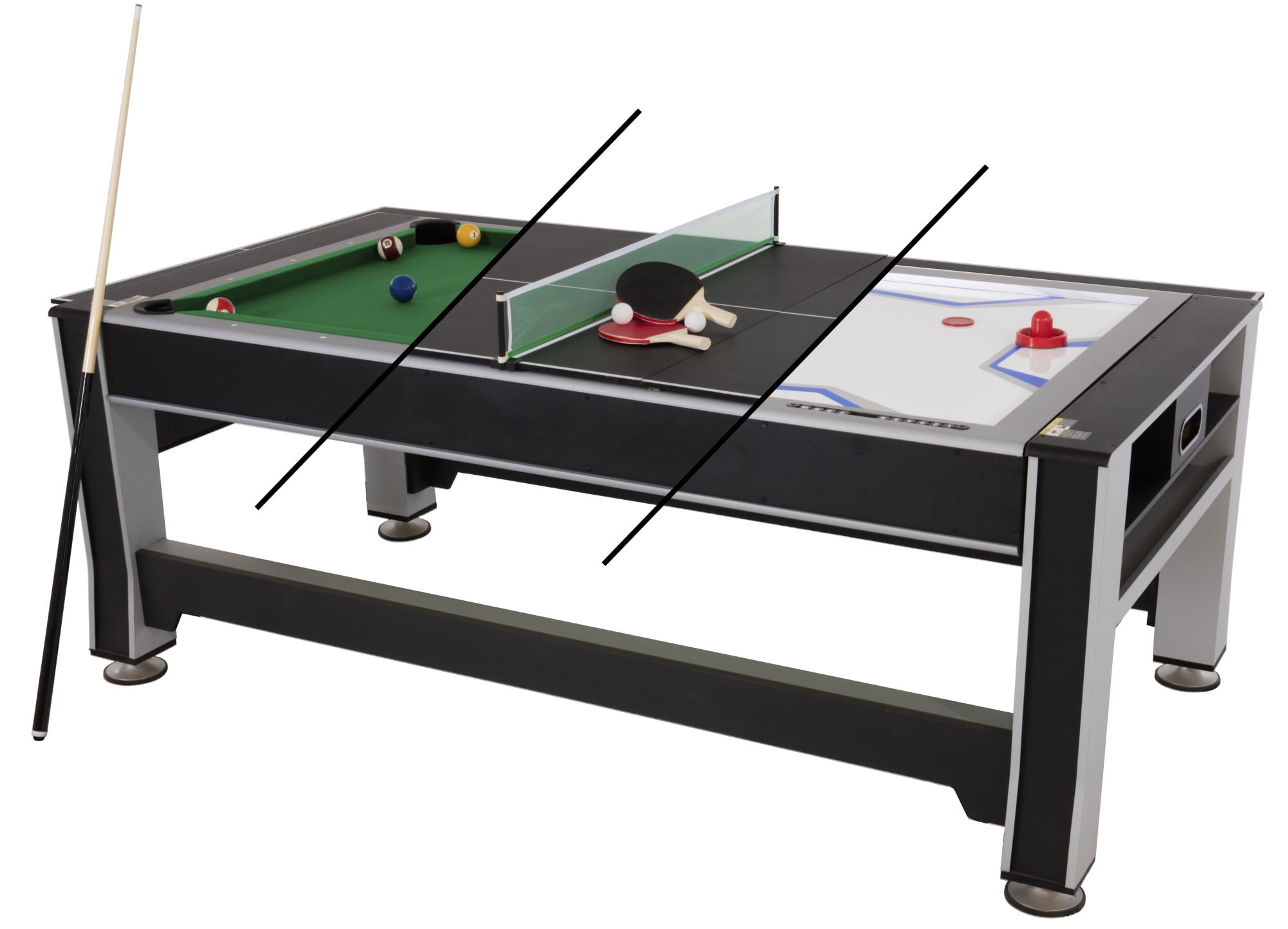 Hathaway Triple Threat 6 ft. 3-in-1 Multi Game Table – Table Hockey Planet