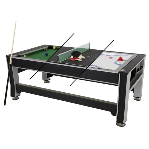 Triumph 3-in-1 Multigame Air Hockey, Billiards Pool and Table Tennis Table